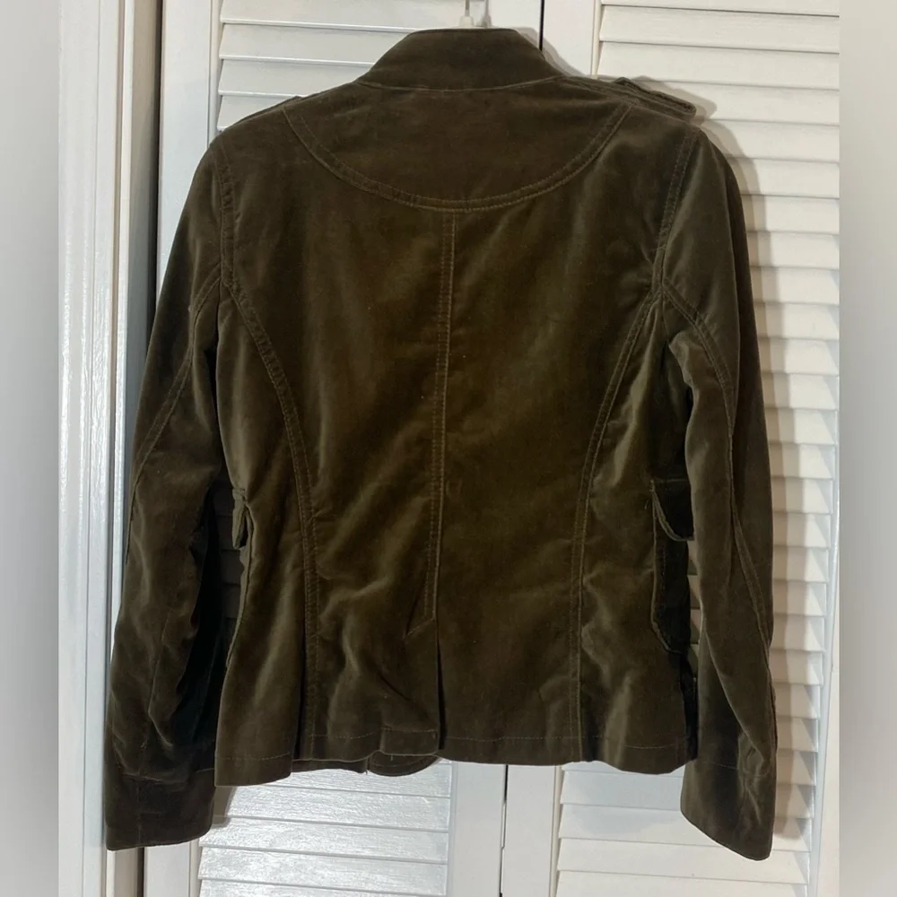 The Children’s Place Jacket Size 14/XL Lined Pockets Hook/Eye Decorative Cuffs